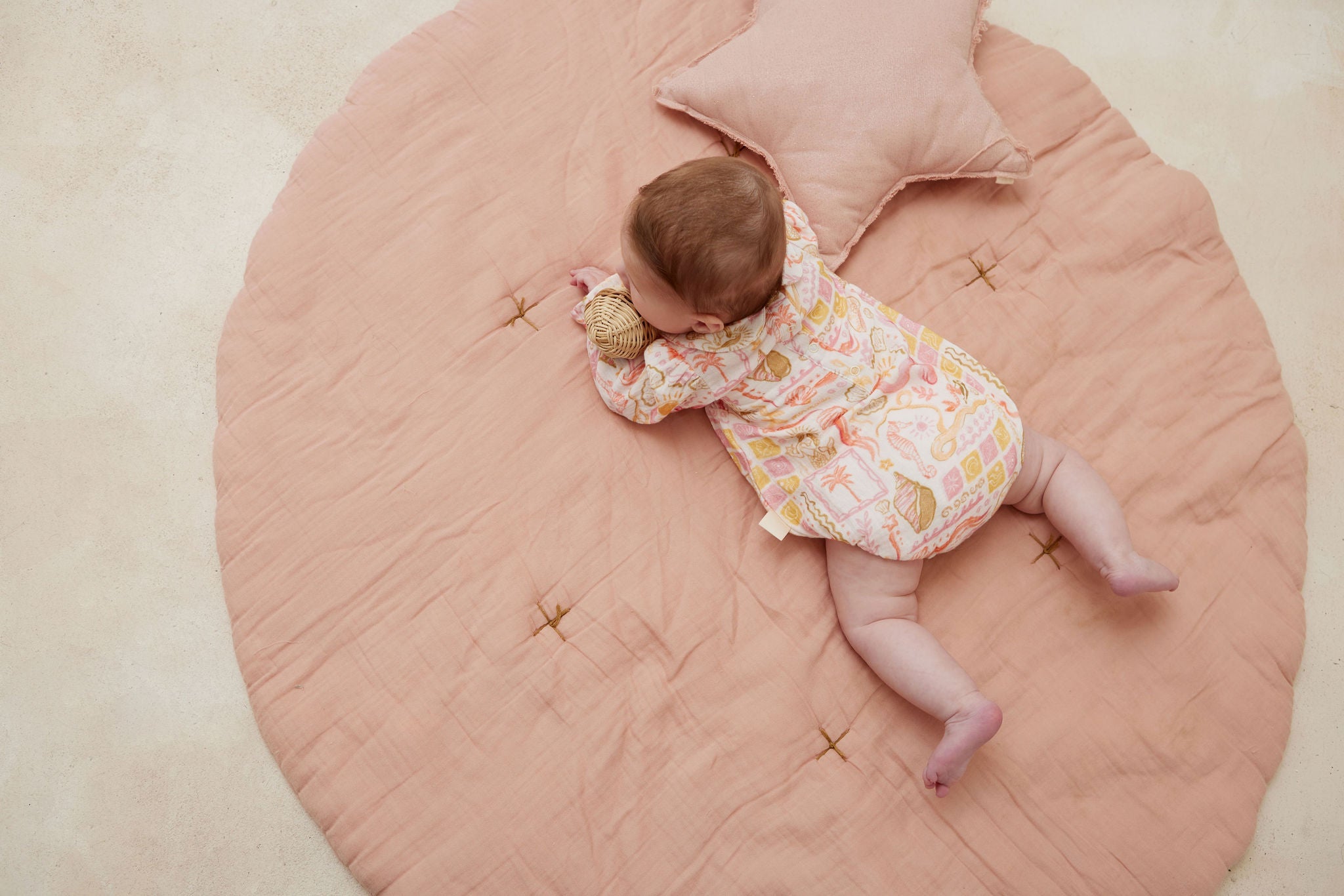 Kapow Mermaid Beach Collared Playsuit