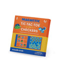Crocodile Creek Magnetic Game - Tic Tac Toe & Checkers - Dino in Single