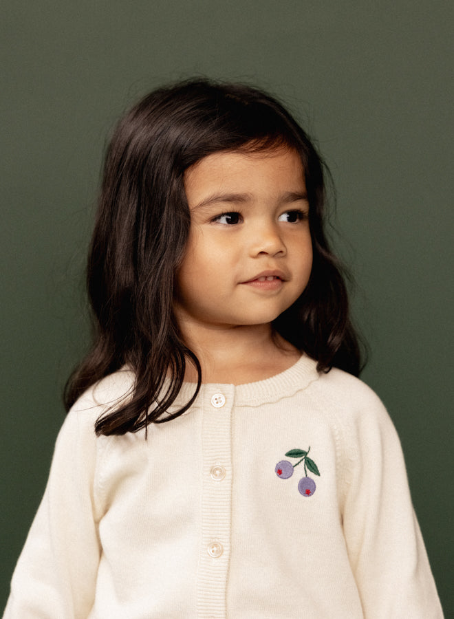 Nature Baby Piper Cardigan in Winter Berry