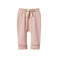 Nature Baby Drawstring Pants in Rose Dust