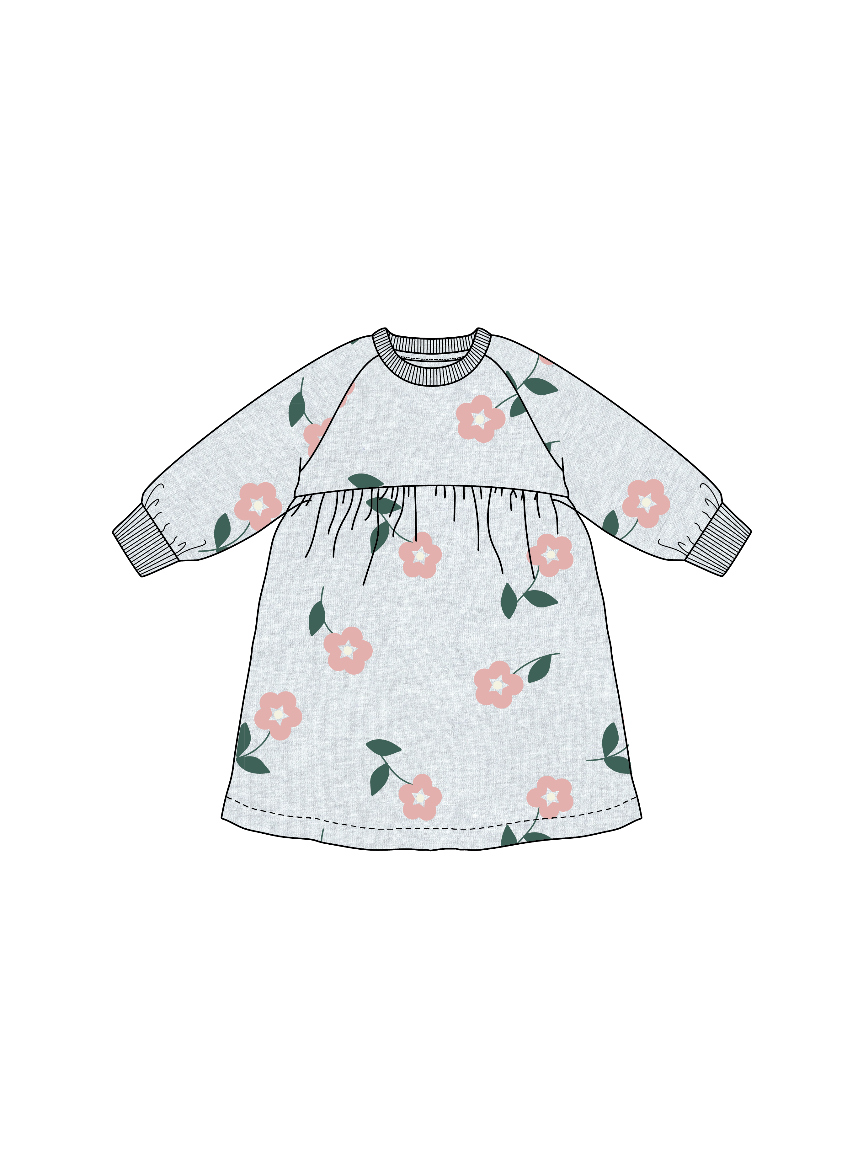 Nature Baby Ines Dress in Primrose Print