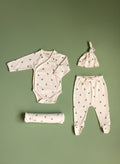 Nature Baby Welcome Home Set in Petite Pear Print