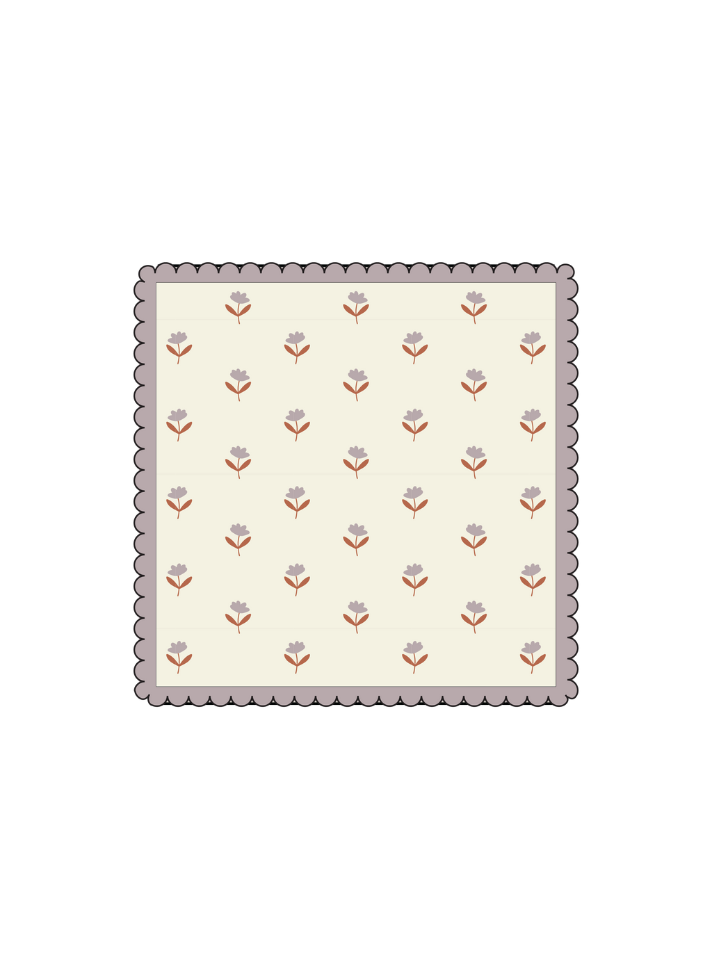 Nature Baby Fern Blanket in Fleurette Knit