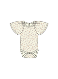 Nature Baby Faye Bodysuit in Dandelion Print