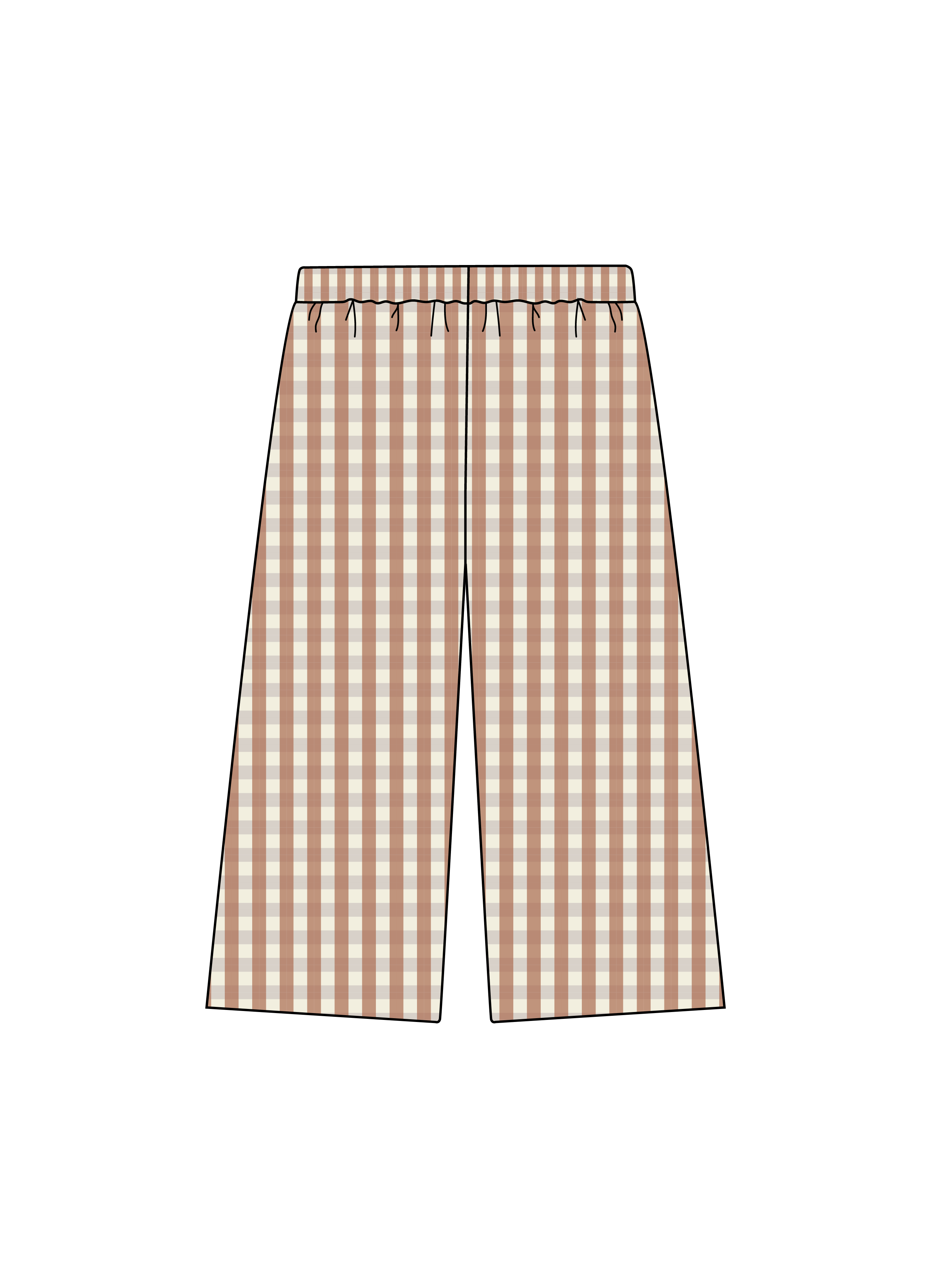 Nature Baby Pippin Pants in Dandelion Gingham