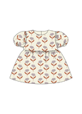 Nature Baby Albertine Dress Muslin in Fleurette Print