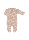 Nature Baby Lucy Suit in Flora Stamp Rose Dust Print