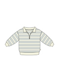 Nature Baby Camper Sweatshirt in Stripe Trio