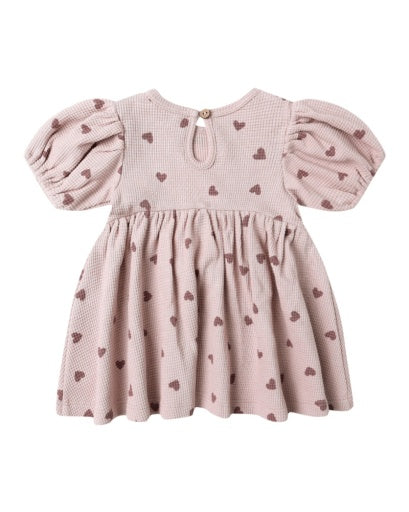 Quincy Mae Darla Dress Hearts in LILAC