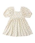 Rylee + Cru Brea Dress Yellow Ditsy in IVORY