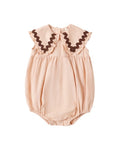 Rylee + Cru Cove Romper Blush in BLUSH