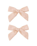 Rylee + Cru Bows, Set Of 2 Blush Ss26 in BLUSH