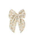 Rylee + Cru Oversized Bow Yellow Floral in IVORY