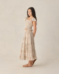 Rylee + Cru Teen Zayla Top Flower Fields in IVORY