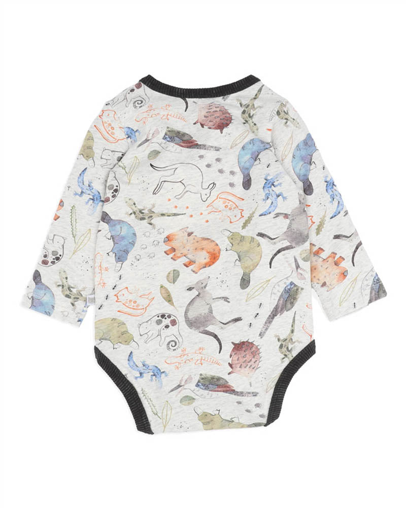 Fox & Finch Outback Adventure Ls Bodysuit in MULTI