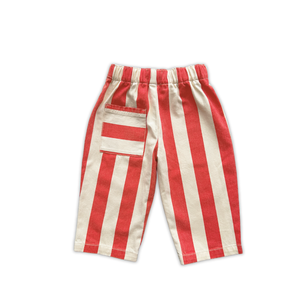 Grown Organic Everyday Stripe Pant - Sauce in Single