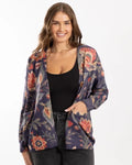 Sassy Duck Cardigan Floral Fireworks