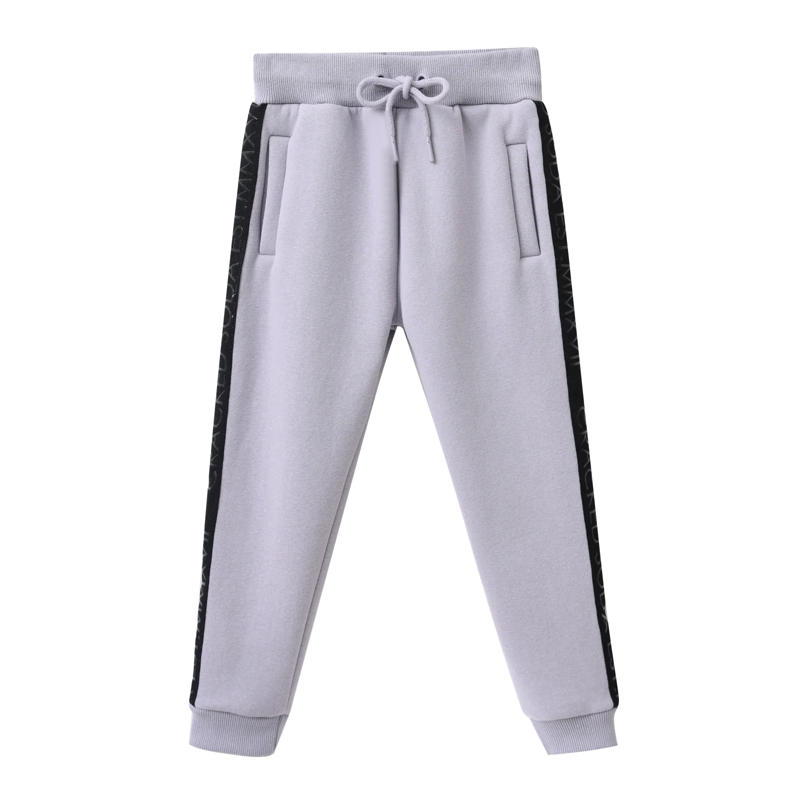 Cracked Soda - Milo Black Stripe Trackpant