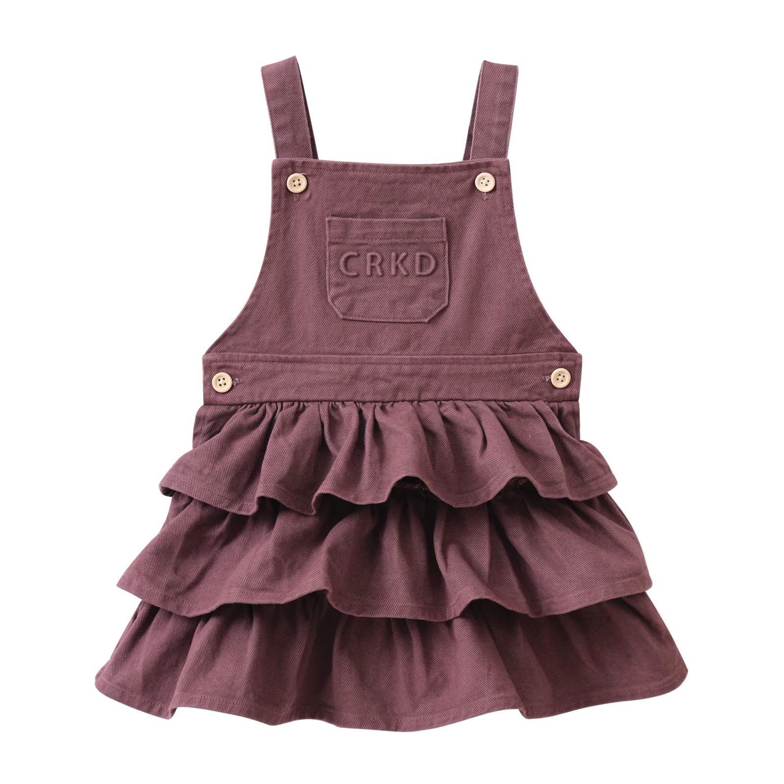 Cracked Soda - Blossom Denim Pinafore