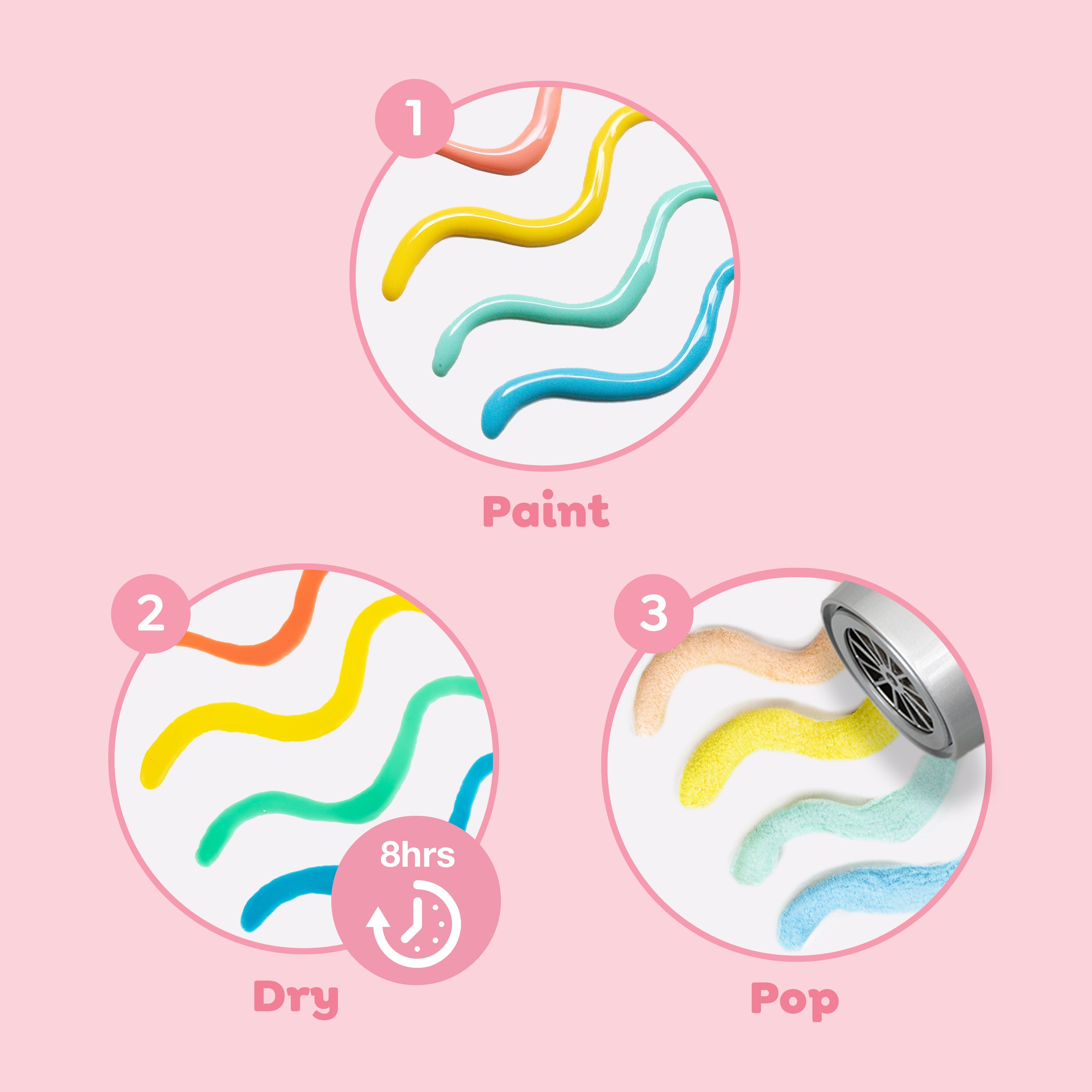 Tiger Tribe Scented Puffy Popcorn Pens in Single