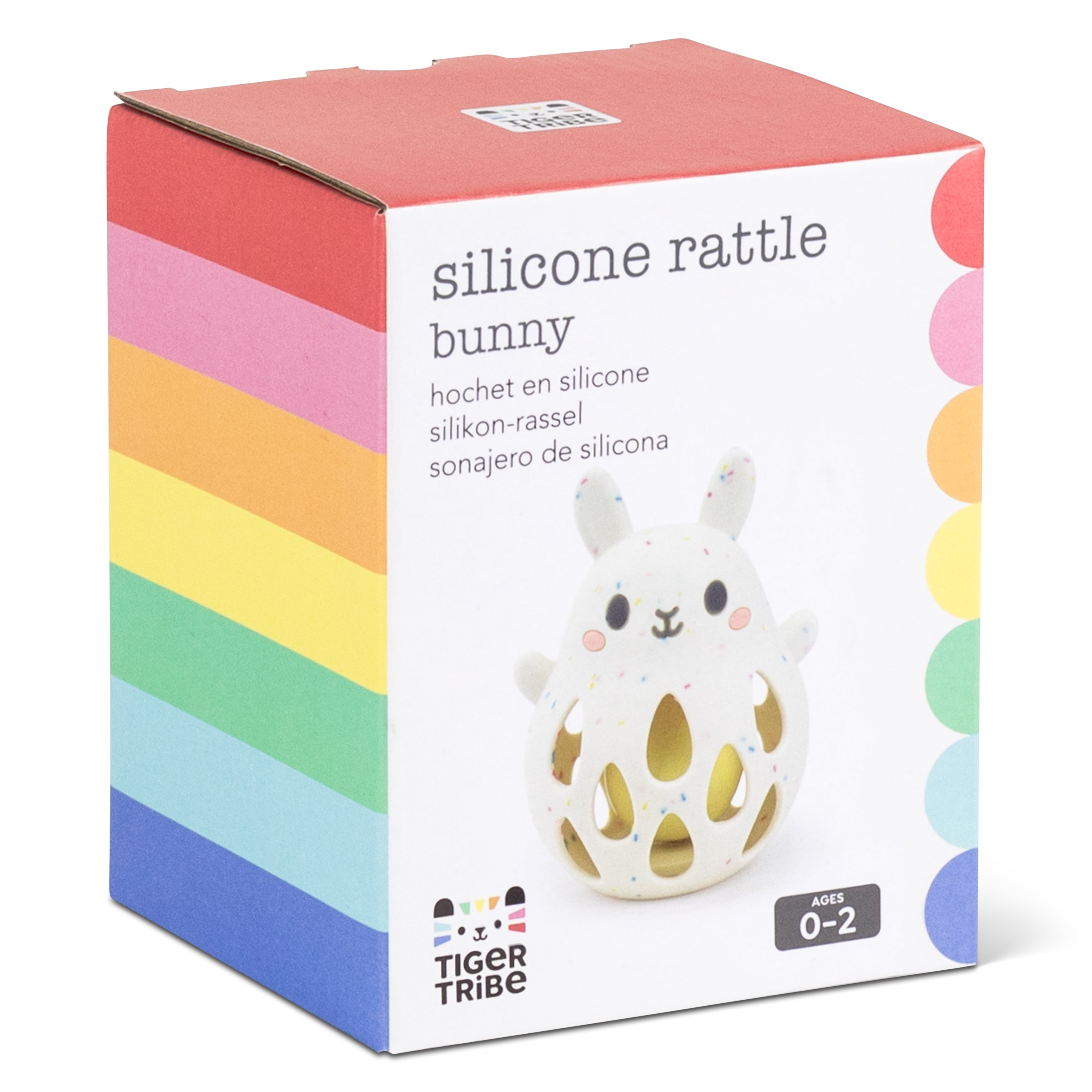 Tiger Tribe Silicone Rattle - Bunny in Single