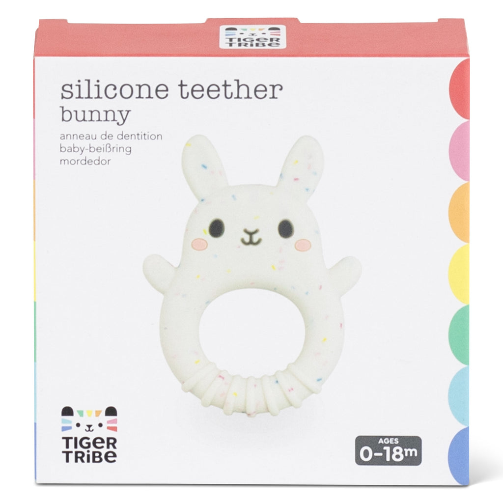 Tiger Tribe Silicone Teether - Bunny in Single