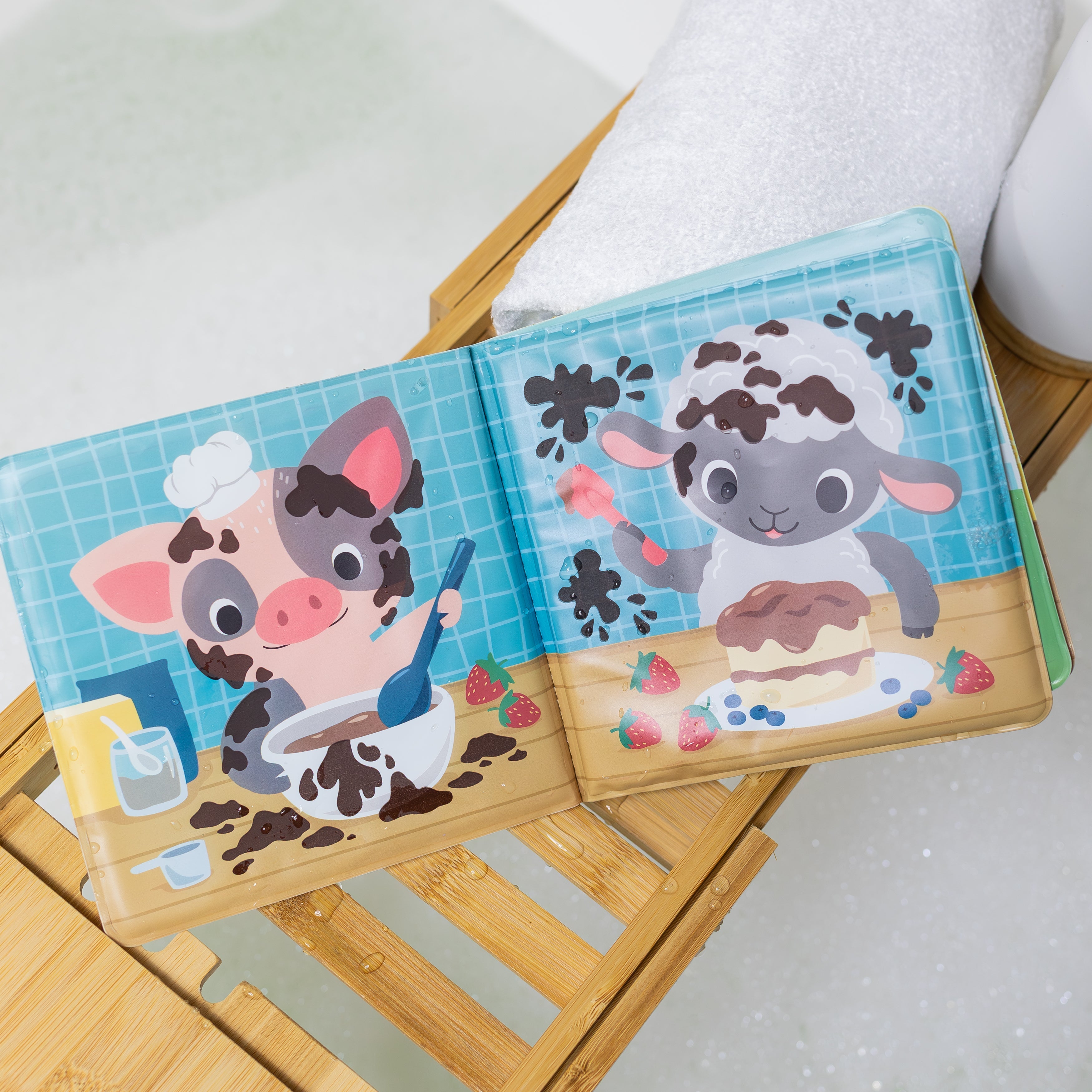 Tiger Tribe Bath Book - Messy Farm in Single