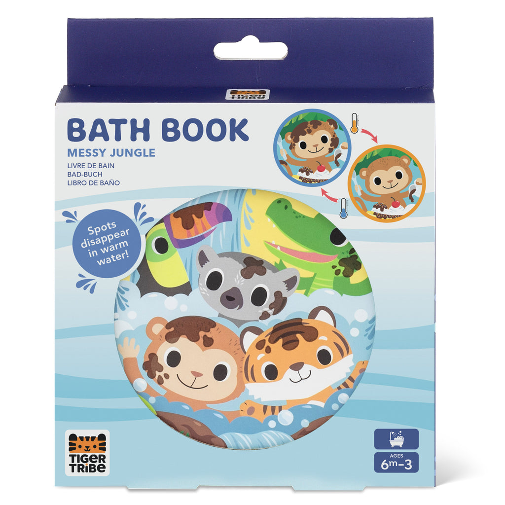 Tiger Tribe Bath Book - Messy Jungle in Single