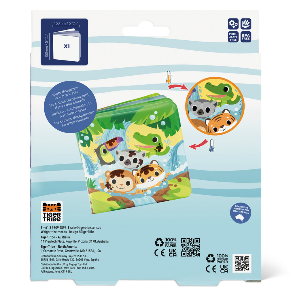 Tiger Tribe Bath Book - Messy Jungle in Single