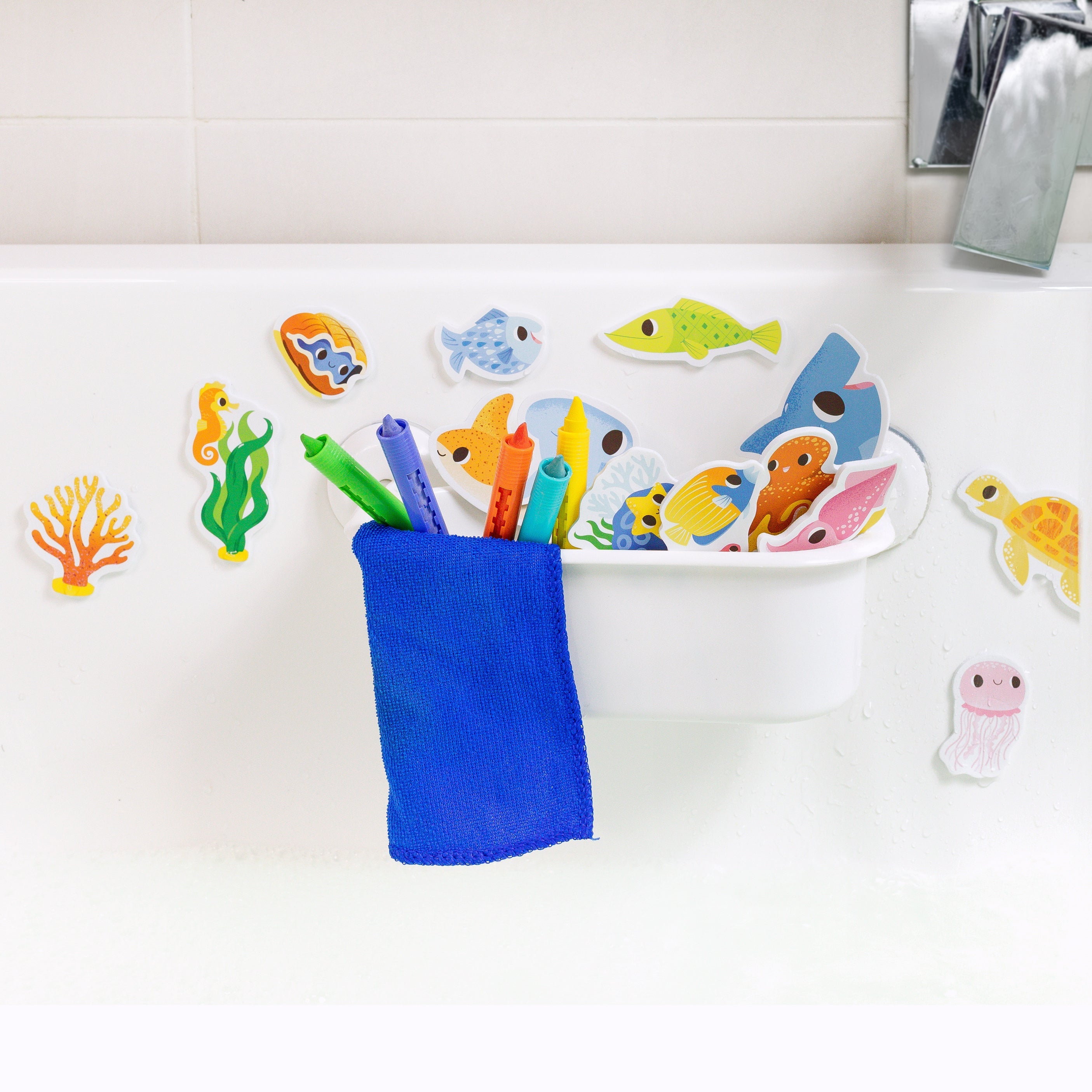 Tiger Tribe Bath Art - Ocean Stories in Single
