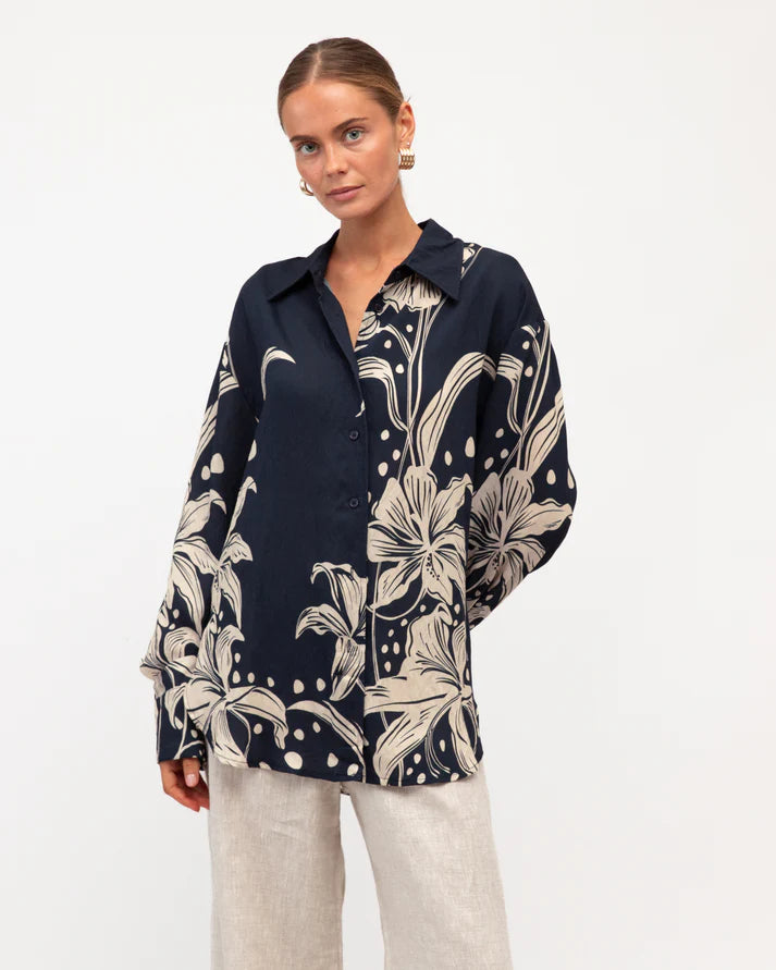 White Closet - Velvet Petals Shirt