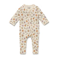 Wilson And Frenchy Maple Glow Organic Zipsuit With Feet