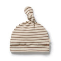 Wilson And Frenchy Nutmeg Stripe Organic Waffle Knot Hat