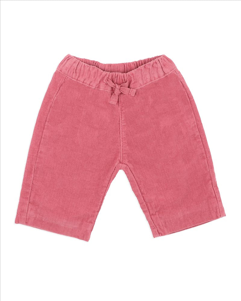 Bébé by Minihaha Fern Pull On Cord Pants in PINK