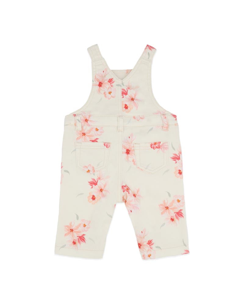 Bébé by Minihaha Emmy Petal Overalls in CREAM
