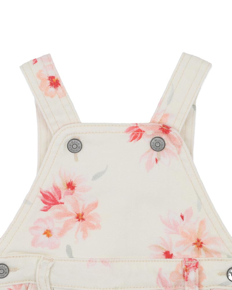 Bébé by Minihaha Emmy Petal Overalls in CREAM