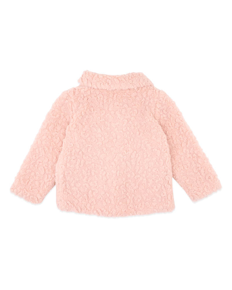 Bébé by Minihaha Emmy Sherpa Jacket 3-7 Yrs in PINK