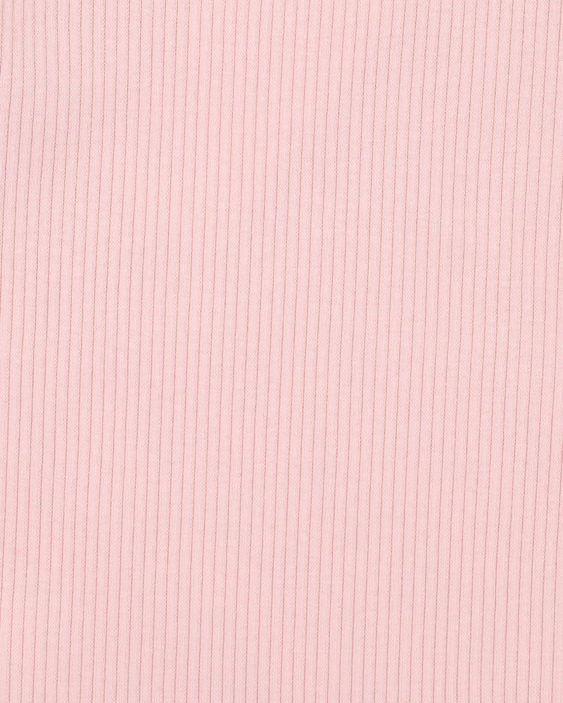 Bébé by Minihaha Emmy Ls Ribbed Tee 3-7 Yrs in PINK