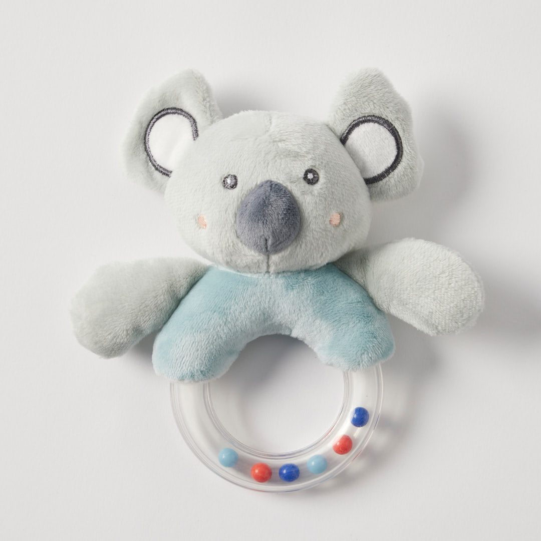 Jiggle & Giggle Hugglies Koala Rattle in Blue/Grey