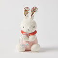 Jiggle & Giggle Hugglies Bunny With Rattle in Pink/Cream
