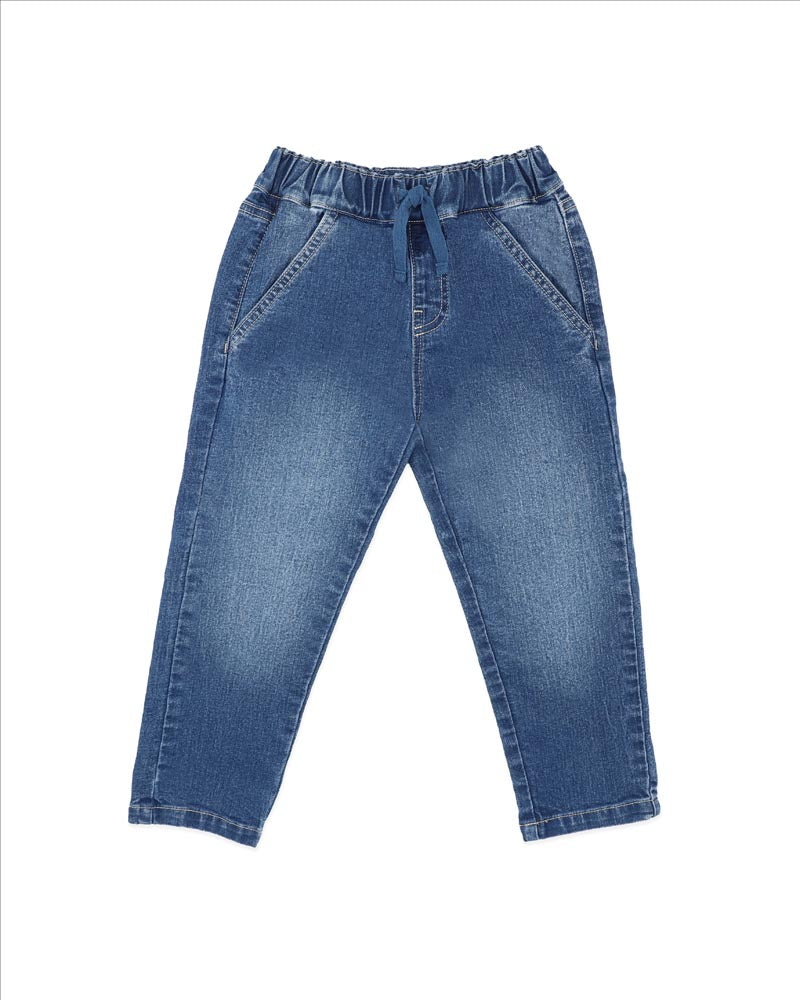 Bébé by Minihaha Hunter Denim Pull On Jeans 3-5 Yrs in BLUE