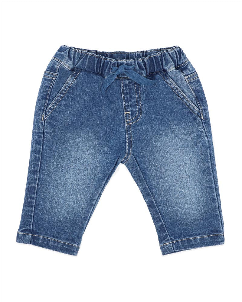 Bébé by Minihaha Hunter Denim Pull On Jeans in BLUE