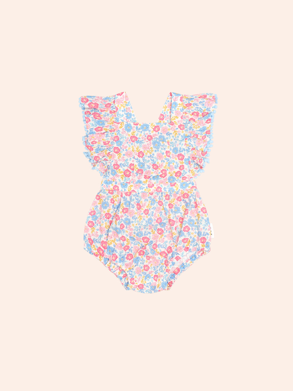 HUXBABY VINTAGE FLORAL PLAYSUIT in MULTI