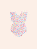 HUXBABY VINTAGE FLORAL PLAYSUIT in MULTI