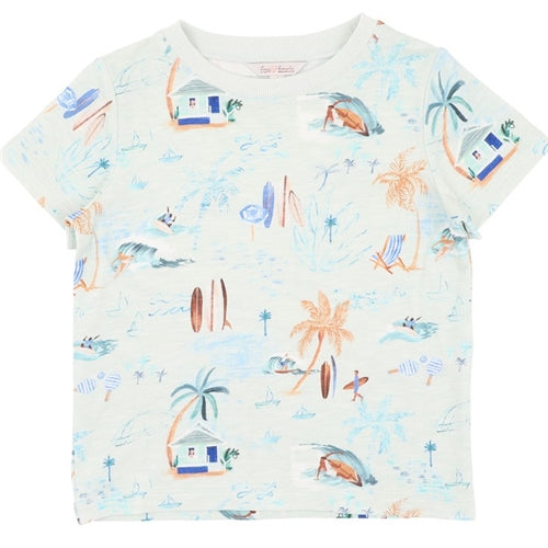 Fox & Finch - Surfs Up Print Tee (3-7)
