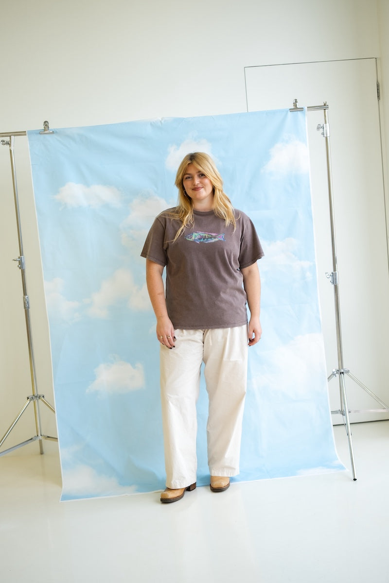 Grown Ladies Parrot Fish Tee - Dune in Single