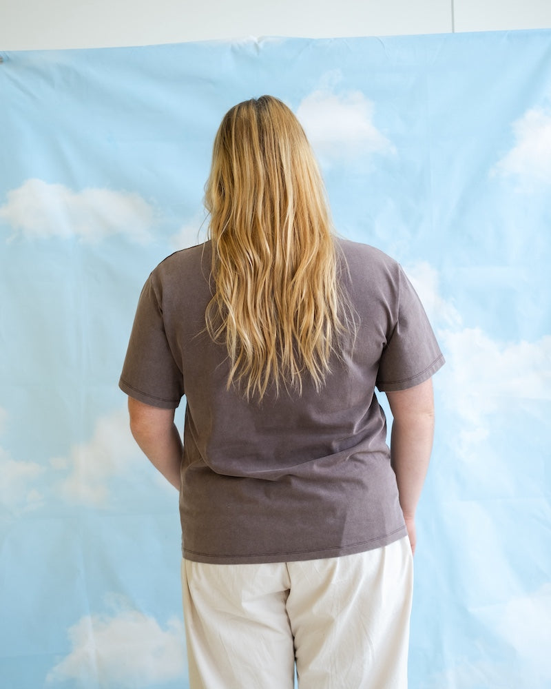 Grown Ladies Parrot Fish Tee - Dune in Single