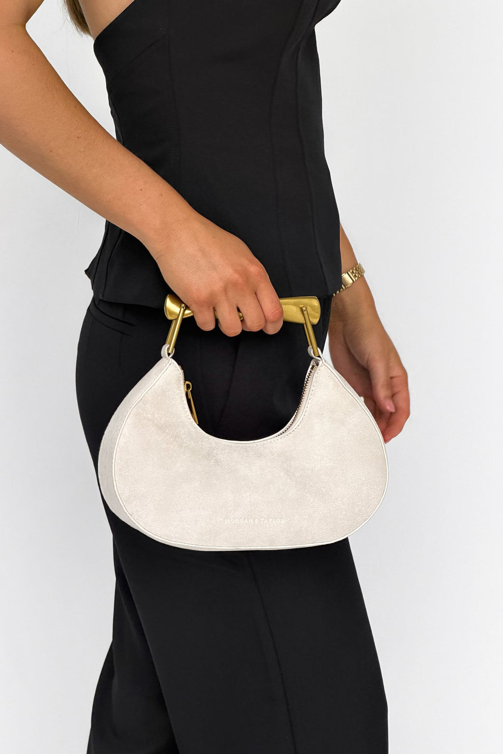 Morgan & Taylor Myla Handbag in Cream White in cream