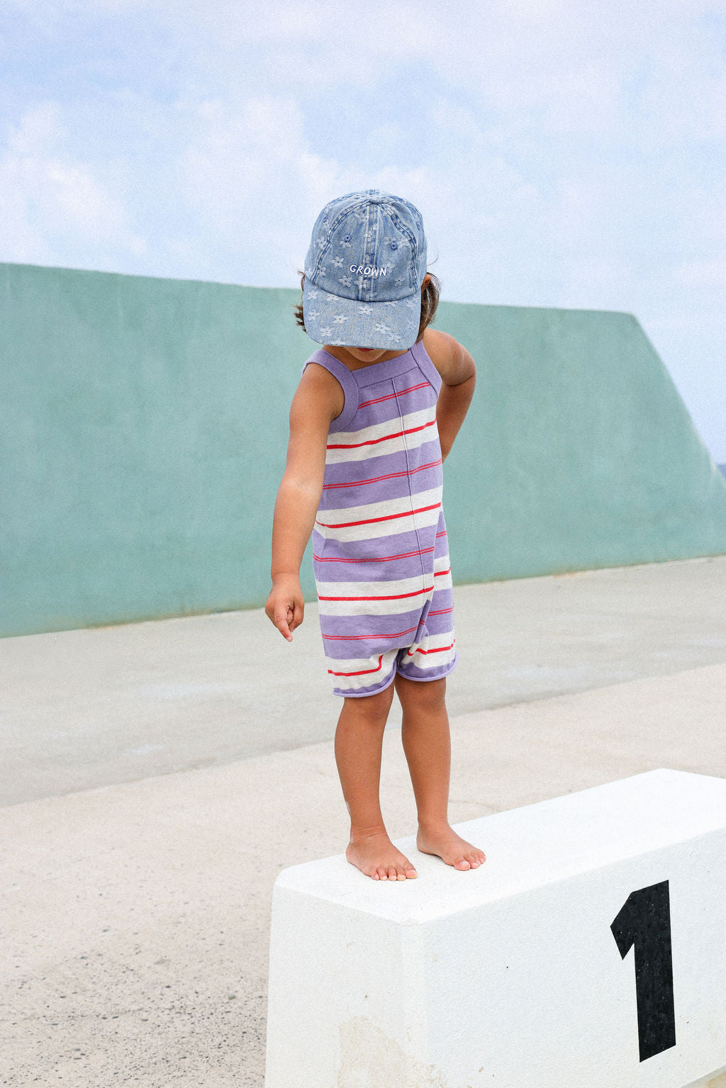 Grown Daisy Denim Cap in Single