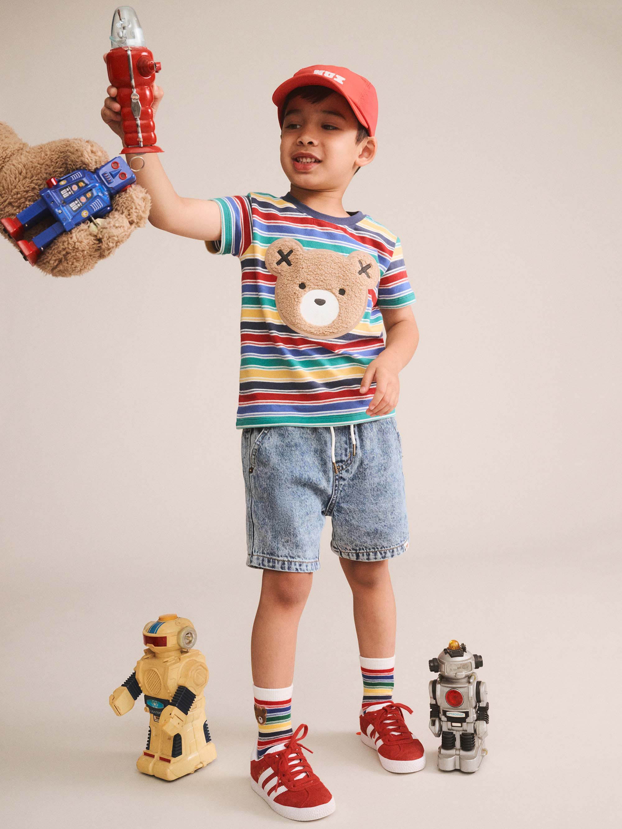 HUXBABY DREAMY DENIM SHORT in DENIM